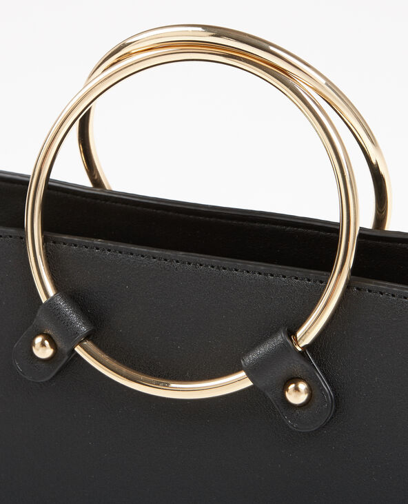 Petit sac trapèze noir - Pimkie