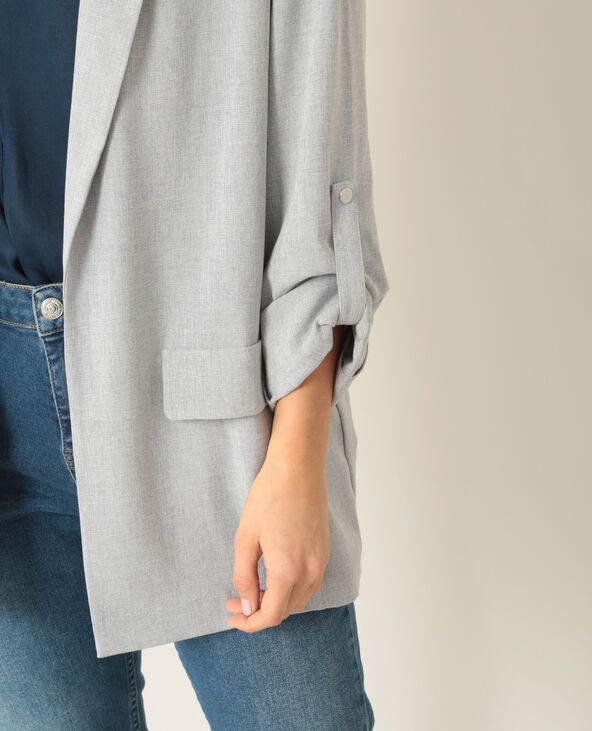 Blazer fluide gris foncé - Pimkie