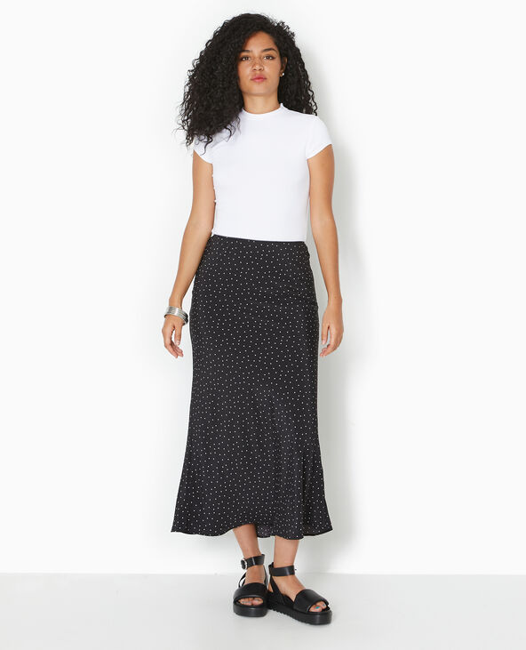 T-shirt ajusté en maille extensible blanc - Pimkie