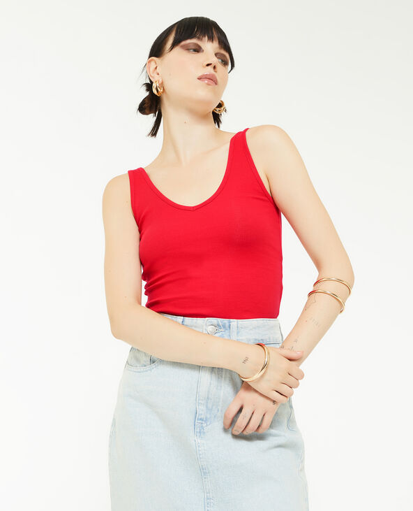 Debardeur rouge pimkie sales