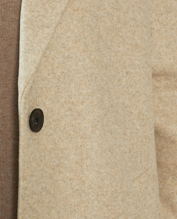 Manteau long taupe - Pimkie