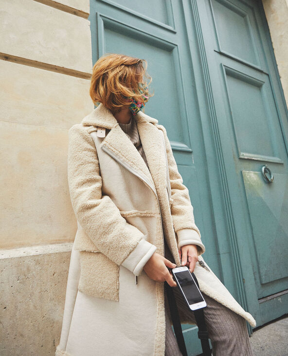 Manteau faux cuir blanc - Pimkie