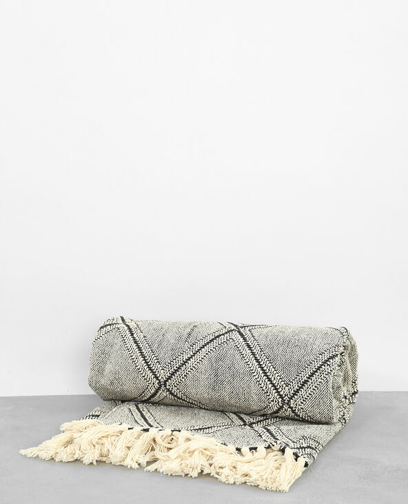 Grand plaid losanges noir - Pimkie