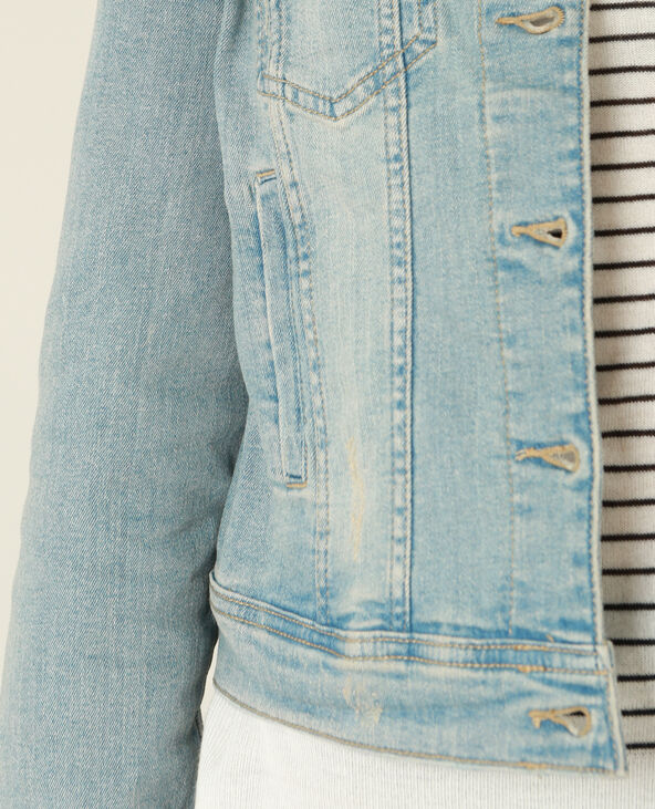 Veste en jean bleu - Pimkie