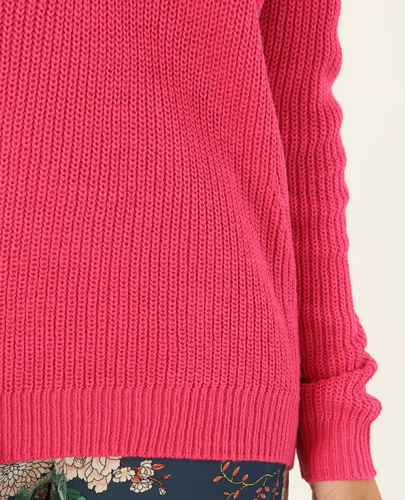 Pull basique rose fuchsia - Pimkie