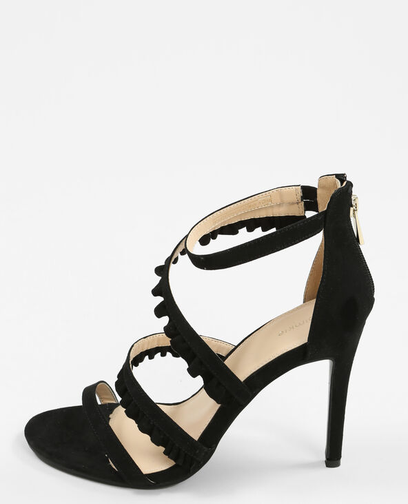 Sandales à talons aiguilles noir - Pimkie