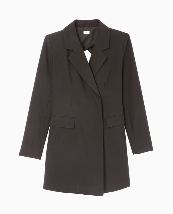 Robe blazer dos-nu noir - Pimkie