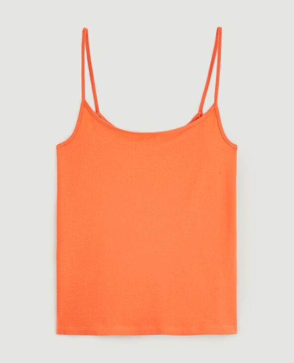 Top à bretelles orange - Pimkie