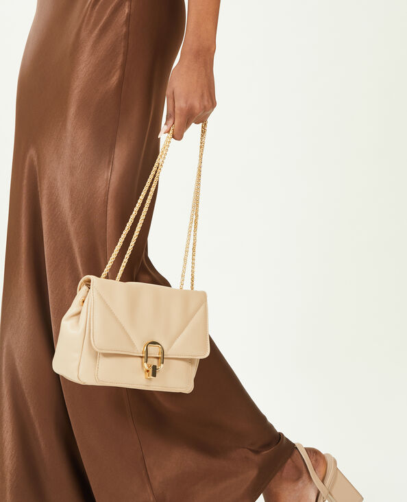 Sac pochette avec chaine beige - Pimkie