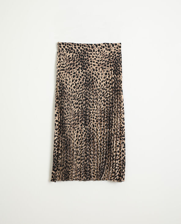 Jupe plissée sales leopard h&m