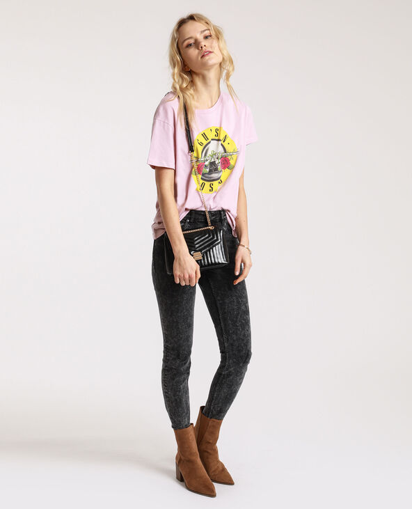 T-shirt Guns N' Roses lilas - Pimkie