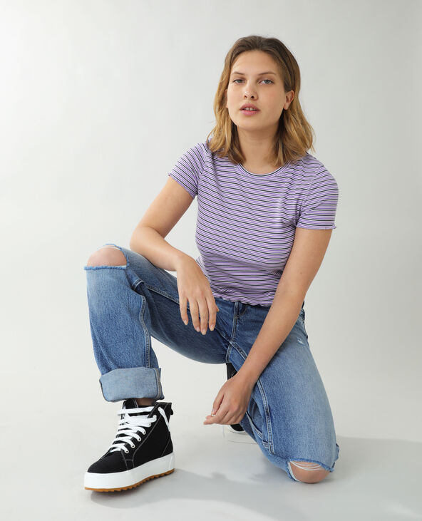 Jean straight high waist bleu - Pimkie