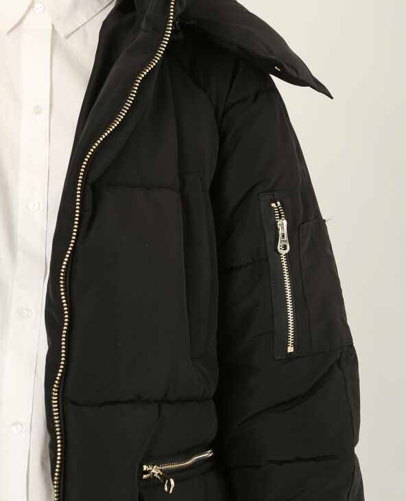 Doudoune longue XL noir - Pimkie
