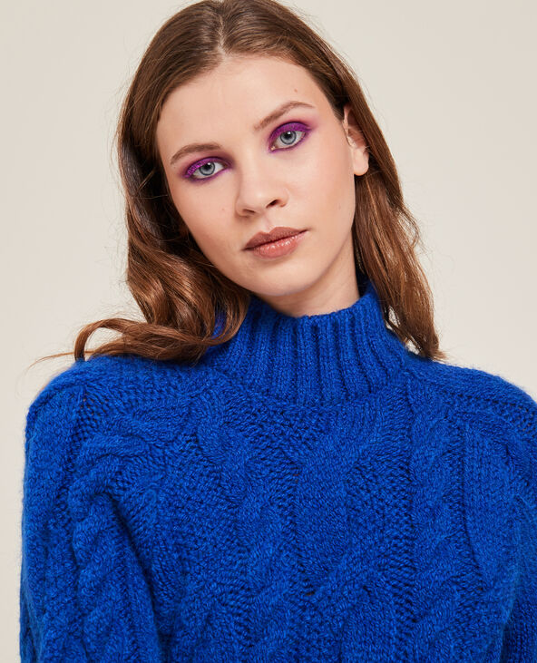 Pull col montant maille torsad e Pimkie