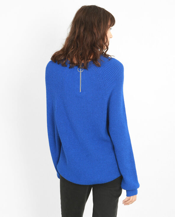 Pull long bleu marine - Pimkie