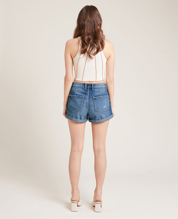 Short en jean bleu - Pimkie