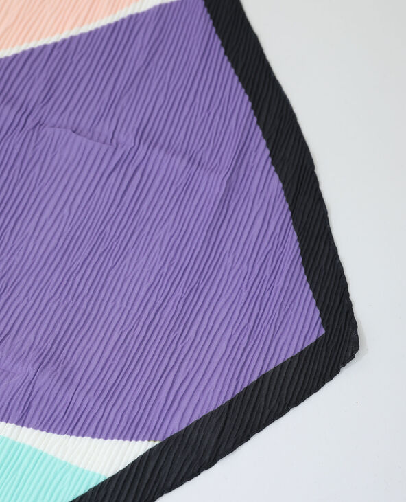 Foulard plissé bleu - Pimkie