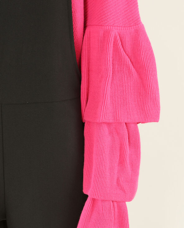 Pull à manches pagode rose fuchsia - Pimkie
