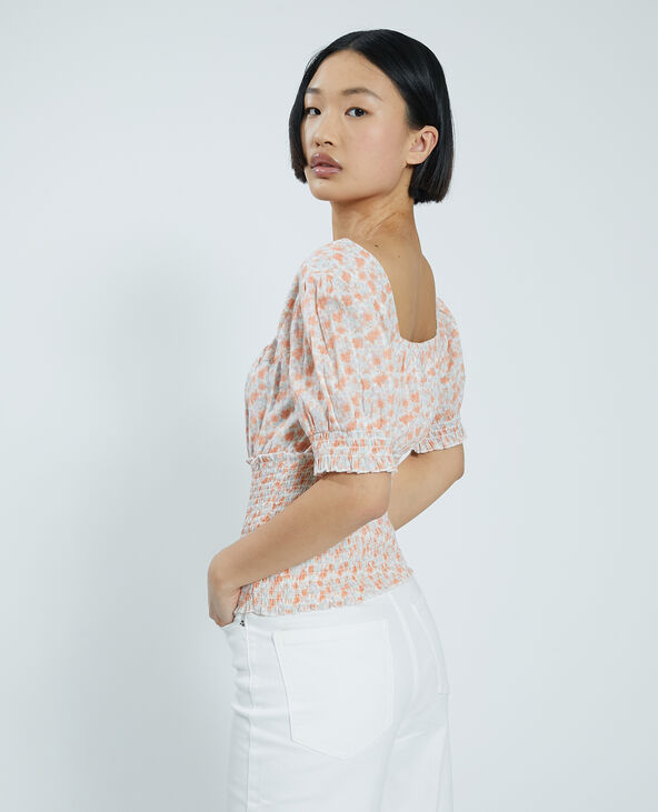Top smock blanc - Pimkie