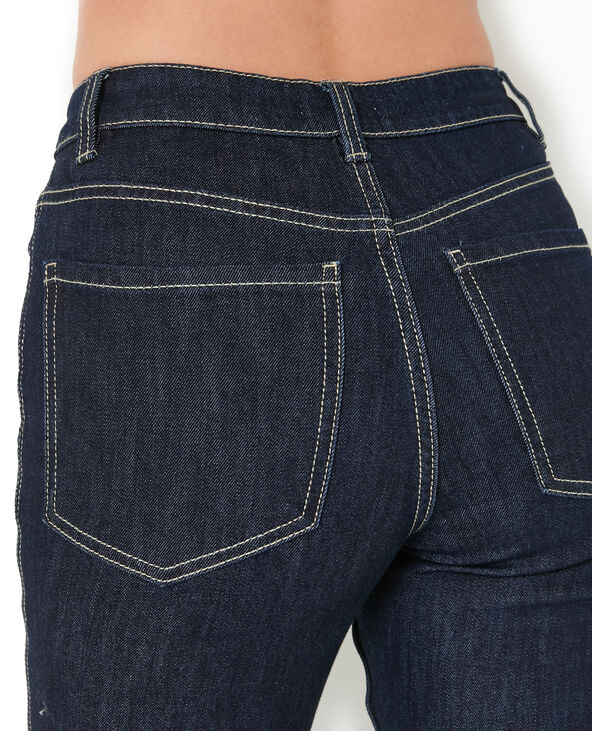 Jean flare taille haute bleu - Pimkie