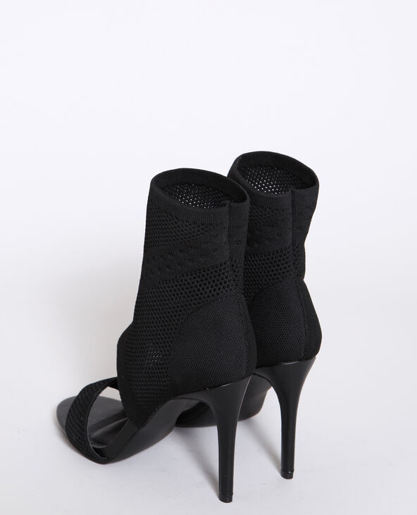 Sandales à talons aiguilles noir - Pimkie
