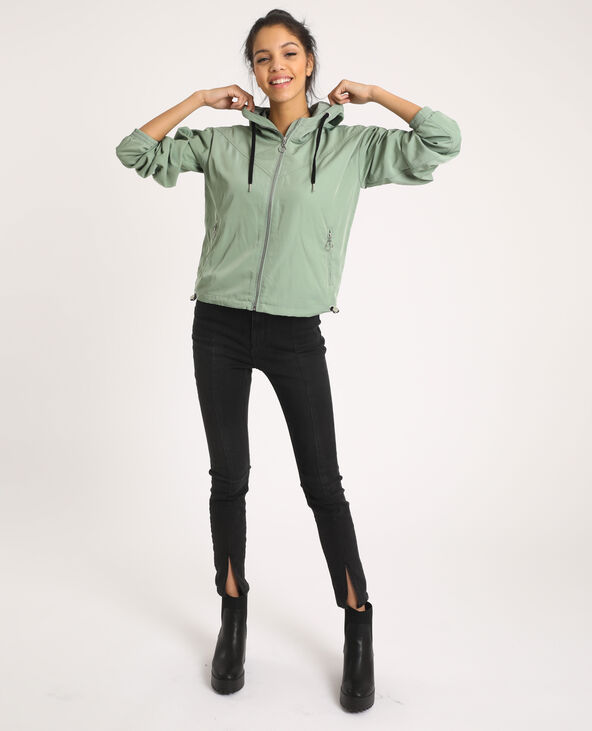 Veste à capuche gris - Pimkie