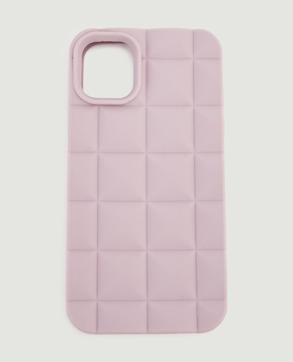 Coque iPhone effet matelassé beige - Pimkie