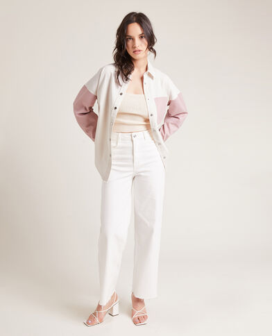 Chemise longue bicolore rose - Pimkie