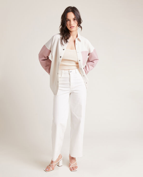 Chemise longue bicolore rose - Pimkie