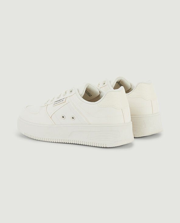 Sneakers en toile blanc - Pimkie