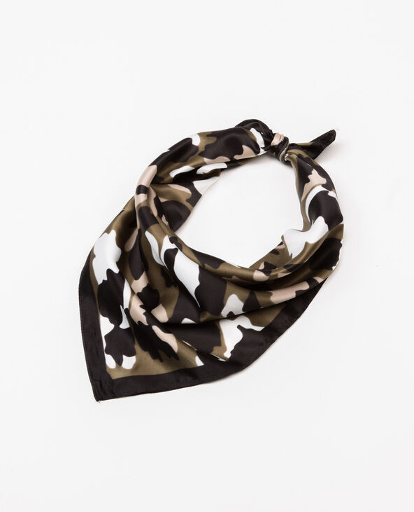 Carré satin army vert - Pimkie