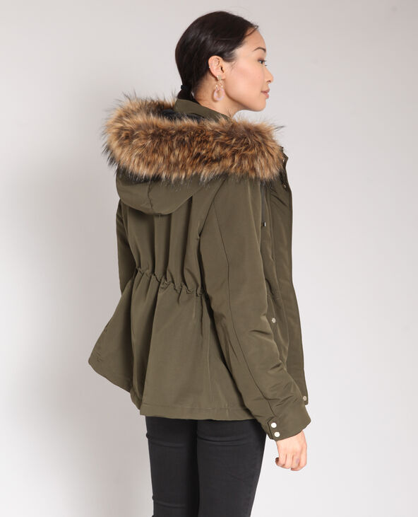Parka à capuche vert kaki - Pimkie