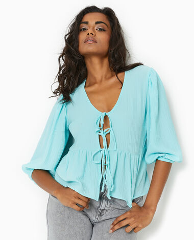 Blouse Chemisier et Chemise Femme Blanche Longue Noire Pimkie
