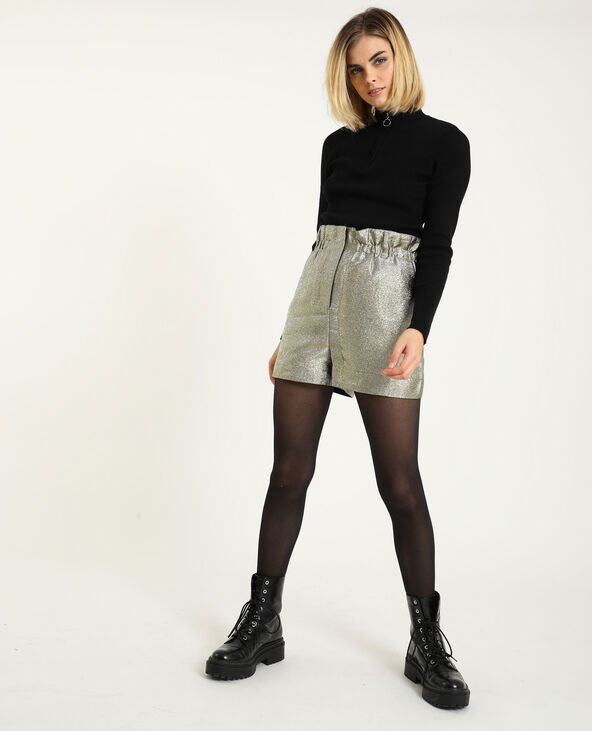 Short taille haute orange - Pimkie