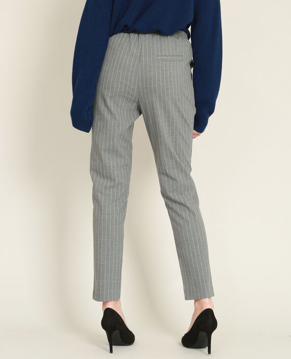 Pantalon city gris chiné - Pimkie