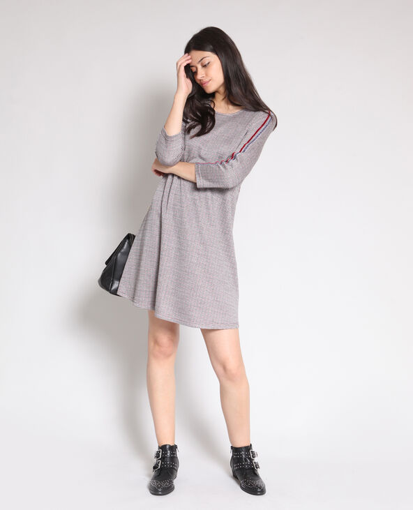 Robe à imprimé bordeaux - Pimkie