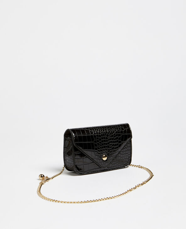 Sacoche banane croco noir - Pimkie