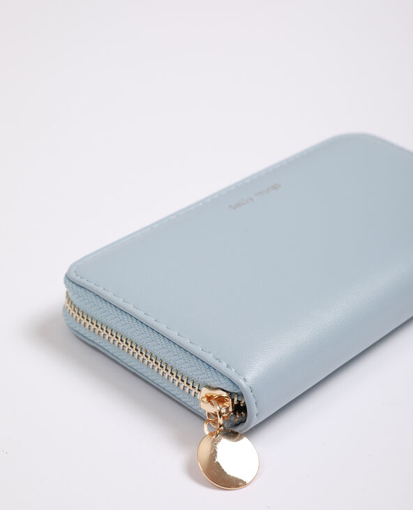 Portefeuille en simili cuir bleu - Pimkie