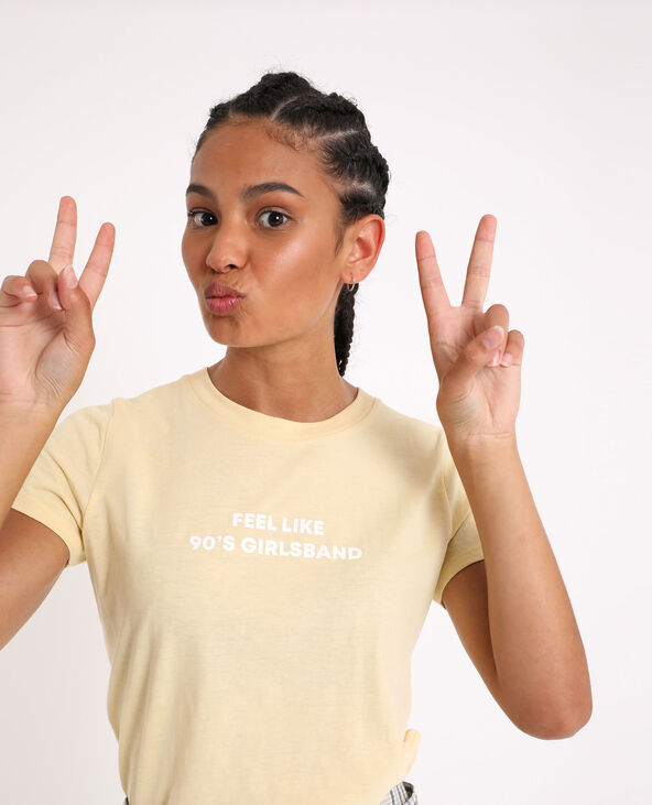 T-shirt basique beige - Pimkie
