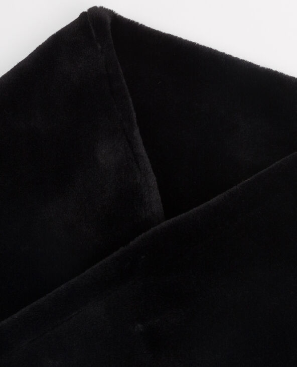 Echarpe fausse fourrure noir - Pimkie