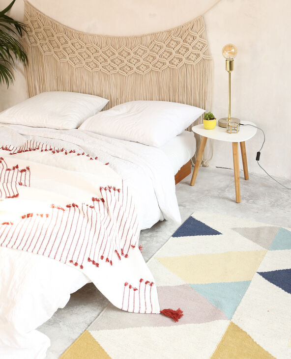 Grand tapis multicolore et silver rose - Pimkie