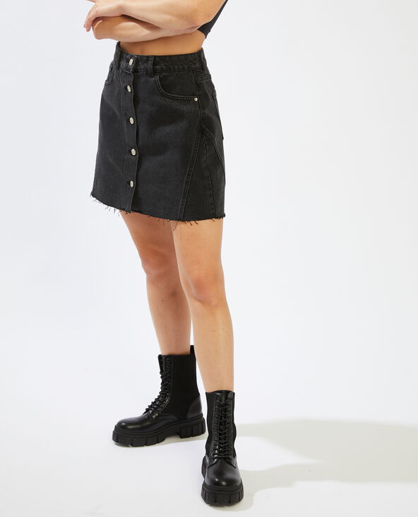 Jupe en jean noir pimkie deals