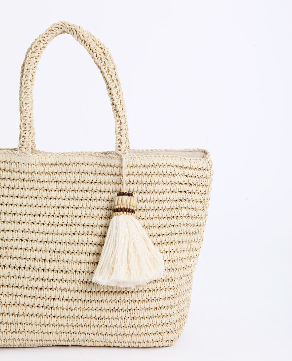 Panier en paille camel - Pimkie