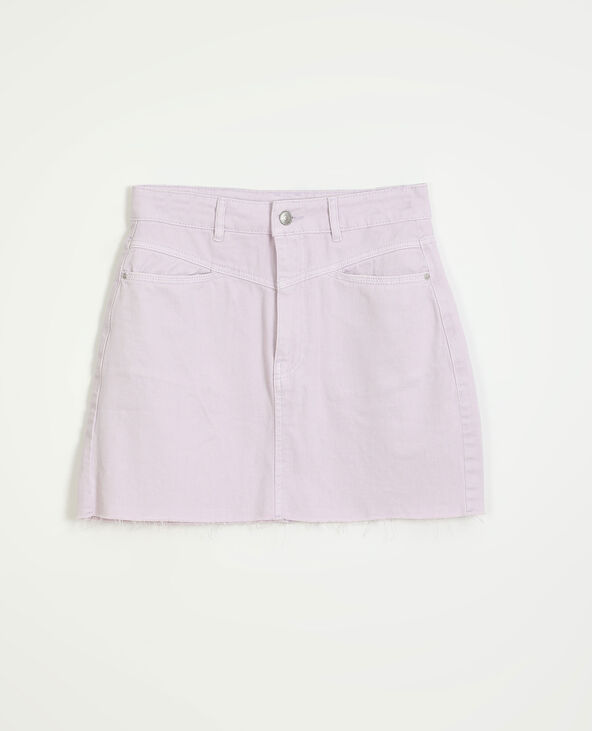 Jupe en jean lilas - Pimkie