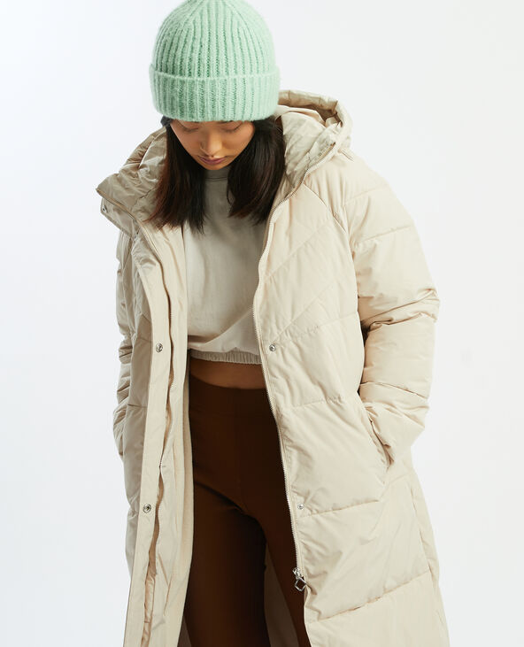 Doudoune matière 100% recyclée beige - Pimkie