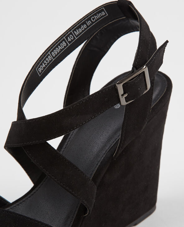 Sandales compensées noir - Pimkie
