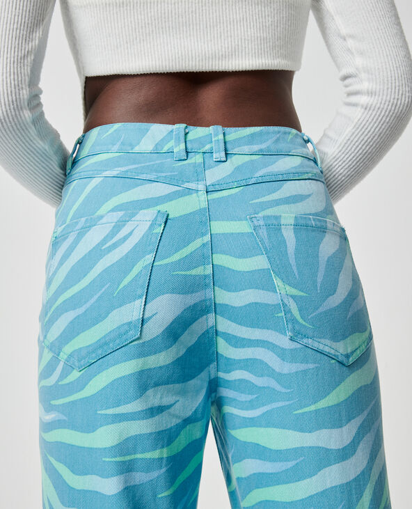 Jean straight zébré taupe - Pimkie