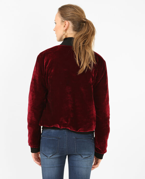 Bomber velours clearance