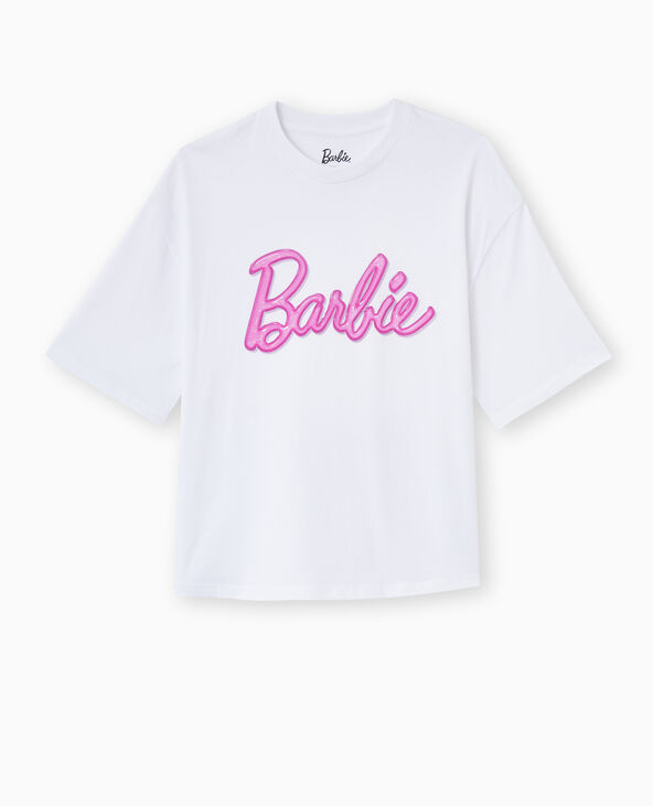 T-shirt oversize BARBIE blanc - Pimkie