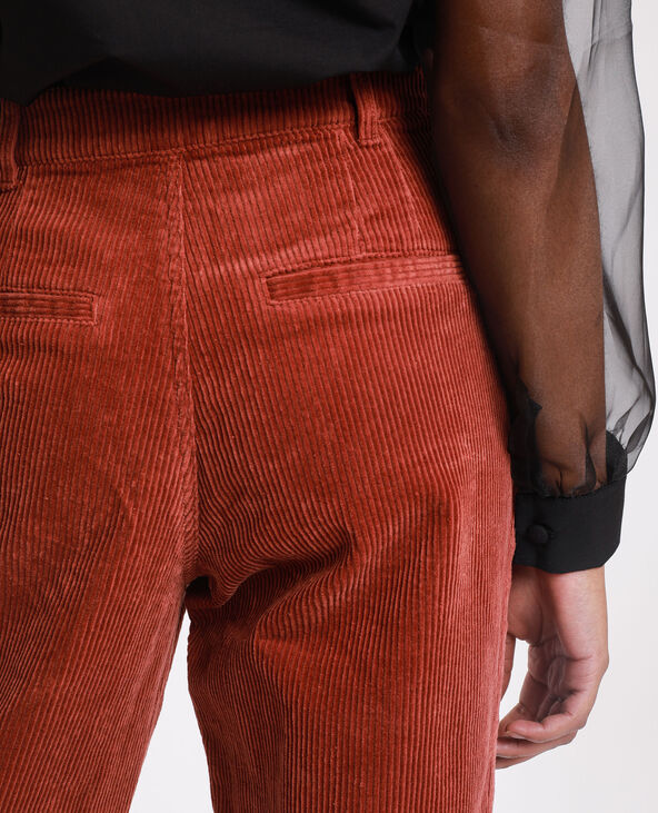 Pantalon velours marron - Pimkie